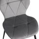 Krēsls KEN Light Grey Velvet Chair, 4 image