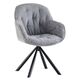 Krēsls ORION Grey Chenille Chair, 2 image