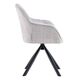Krēsls ORION Light Grey Chenille Chair, 3 image