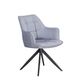 Krēsls REX Light Grey Burlap Chair, 3 image