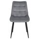 Krēsls RON Light Grey Velvet Chair