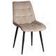Krēsls RON Taupe Velvet Chair
