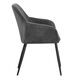 Krēsls SAM Grey Corduroy Chair, 6 image