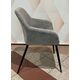 Krēsls SAM Light Grey Corduroy Chair, 8 image