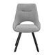 Krēsls TAO Light Grey Burlap Chair, 4 image