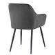 Krēsls UGO Grey Velvet Chair, 6 image