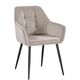 Krēsls UGO Light Brown Velvet Chair, 3 image