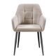 Krēsls UGO Light Brown Velvet Chair, 4 image