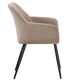 Krēsls UGO Taupe Velvet Chair, 3 image
