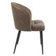 Krēsls YUG Dark Brown Burlap Chair, 4 image