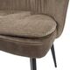 Krēsls YUG Dark Brown Burlap Chair, 7 image