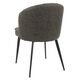 Krēsls YUG Dark Grey Burlap Chair, 5 image