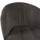 Krēsls YUG Dark Grey Burlap Chair, 7 image