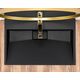 Rea Sanitary UMYWALKA KONGLOMERATOWA NABLATOWA GOYA BLACK MAT 70CM, 5 image