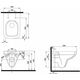 Kolo Nova Pro pie sienas piestiprināms WC pods Rimfree, taisnstūrveida, 53cm - gab., изображение 2