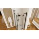 Rea Sanitary Kabina Prysznicowa REA Hugo Double Czarna 90x90, изображение 5
