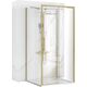 Rea Sanitary Kabina Prysznicowa Przyścienna Rapid Slide Złota Szczotkowana