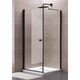 City Dušo kabina MESINA Black DW 80x100