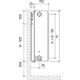 Purmo Tērauda paneļu radiators Purmo Ventil Compact Tips 33 H300/L1600 - gab., 4 image