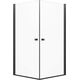 City Dušo kabina MESINA Black DD 80x90, 2 image