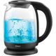 Zilan ZLN 3956 elektriskā tējkanna, 2200 W, 1,7 l, temperatūras kontrole, LED apgaismojums, stikla k