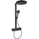 Hansgrohe Rainfinity 360 dušas sistema ar ShowerTablet 350 termostatu, matēta melna - gab.