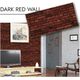 Декоративная настенная панель DARK RED WALL 500х1000мм, изображение 2