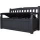 Dārza sols - mantu kaste KETER EDEN GARDEN BENCH 265 L, pelēka, 3 image