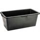 Taisnstūra plastmasas konteiners 80 litri, melns