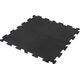 Gumijas grīdu segums PUZZLE sporta zālēm un āra laukumiem 15mm 1000 x 1000 mm, melns, 2 image