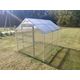 Siltumnīca KLASIKA BERNARD 2,35x8 m ar 6mm polikarbonāta pārklājumu, 4779037492374