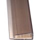 Nobeiguma profils polikarbonāta loksnēm PC-U 8-10 mm, Bronza 2,1m, 2 image