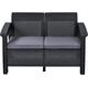 Dubultdīvāns KETER CORFU LOVE SEAT grafīta pelēks