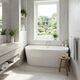 Rea Sanitary Wanna Przyścienna CAPRI SLIM 150cm, изображение 4