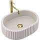 Rea Sanitary Umywalka nablatowa Rea Margaret Beige, изображение 2