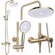 Rea Sanitary Zestaw natryskowy Rea Ontario Złoty Szczotkowany