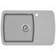 HELIKA (AQUASANITA) LIRA SQL101AW LIGHT GREY 221 раковина из каменной массы, Citas krāsas: 601 / melns matēts, 3 image