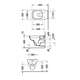Duravit D-Code sienas WC 545mm, 2 image