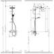 Hansgrohe Crometta E 240 Dušas sistēma ar termostatu, изображение 2