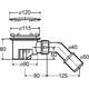 Viega Dušas sifons Tempoplex (noplūdes caurums 90mm) 120x40/50, изображение 2