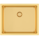 HELIKA (AQUASANITA) virtuves izlietne DERA DER100L-G Nerūsējošais tērauds, Citas krāsas: Gold, Platums: 55